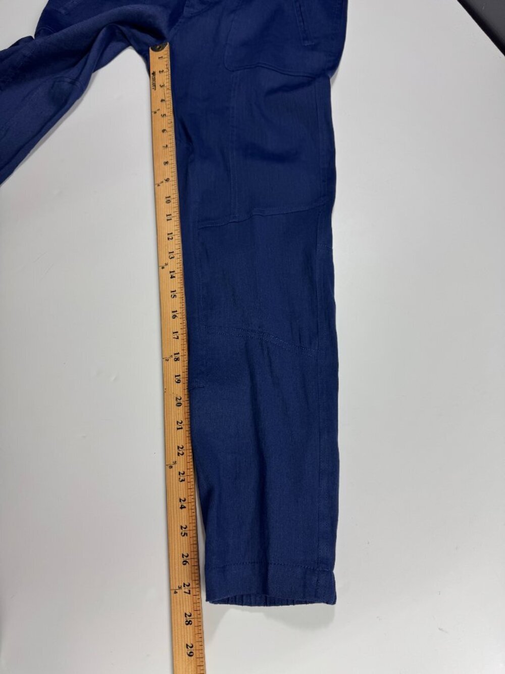 The Limited Tie Waist Jogger Pants Size 10 Blue Workwear Minimalist Chic Career - Picture 13 of 13